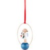Tree Ornament - Angel with Rocking Horse - 7 cm / 2.8 inch