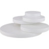 Steps with Five Disks, White - 10,5 cm / 4.1nch