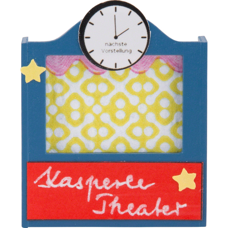 Flax Haired Children Puppet Theater - 5 cm / 2 inch