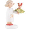 Flax Haired Children Girl with Judy - 5 cm / 2 inch