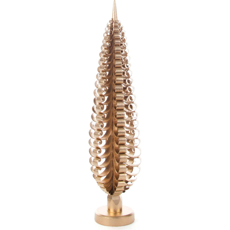 Wood Chip Tree - Golden - 25 cm / 9.8 inch