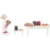 Flax Haired Children Chocolate Shopgirl - 5 cm / 2 inch