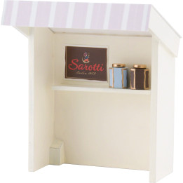 Flax Haired Children Stall for Chocolate Shopgirl - 8 cm / 3.1 inch