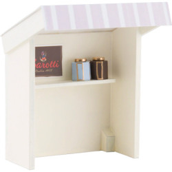 Flax Haired Children Stall for Chocolate Shopgirl - 8 cm / 3.1 inch