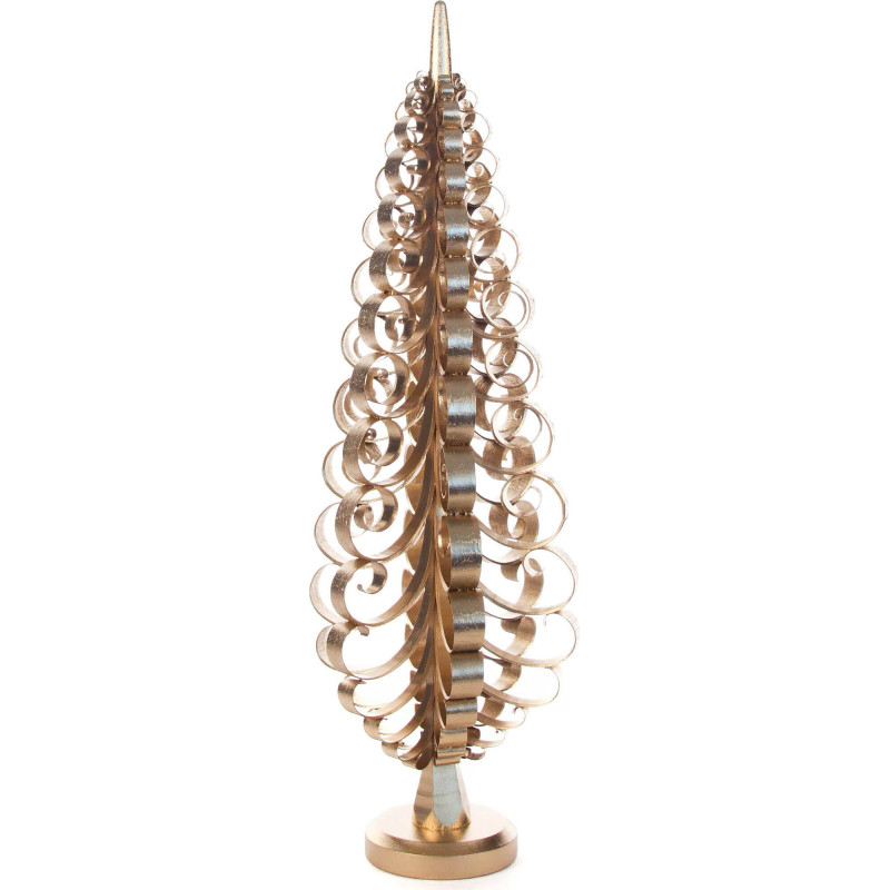 Wood Chip Tree - Golden - 35 cm / 13.8 inch
