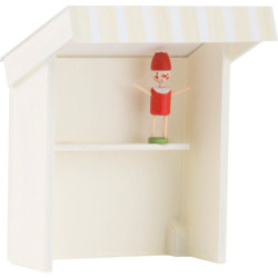 Flax Haired Children Stall Toy Vendor - 8 cm / 3.1 inch