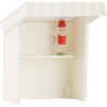 Flachshaarkinder Marktbude Spielzeughändlerin - 8 cm