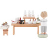 Flax Haired Herbal Pharmacy with Boy - 8 cm / 3.1 inch