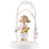 Flax Haired Children - Birthday Child with Roses - 7,5 cm / 3 inch