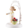 Flax Haired Children - Birthday Child with Apples - 7,5 cm / 3 inch