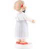 Flachshaarkinder Mädchen mit Teufelchen - 5 cm