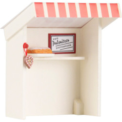 Flax Haired Children Stall Gingerbread Shop - 8 cm / 3.1 inch