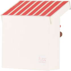 Flax Haired Children Stall Gingerbread Shop - 8 cm / 3.1 inch