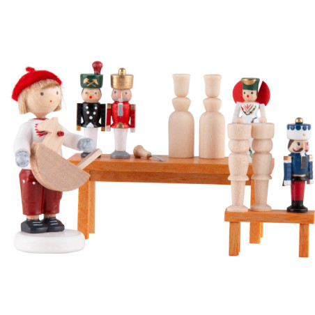 Flachshaarkinder Spielzeugmacher - 5 cm