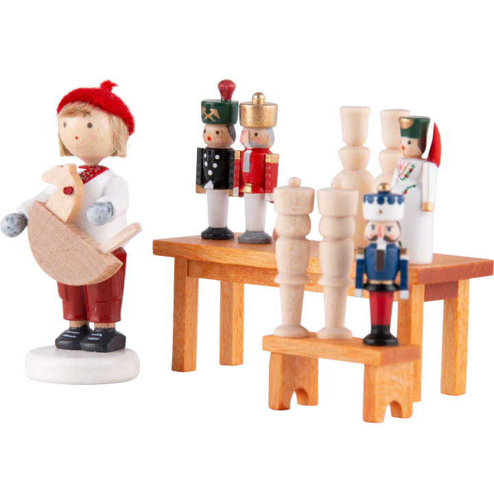 Flachshaarkinder Spielzeugmacher - 5 cm
