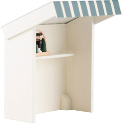 Flachshaarkinder Marktbude Spielzeugmacher - 8 cm