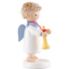Flax Haired Angel with Trumpet - 5 cm / 2 inch
