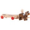 Horse Cart with Timber - 2 cm / 0.8 inch