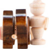 Horse Cart with Timber - 2 cm / 0.8 inch