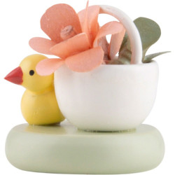 Rose Basket - pink - 2 cm / 0.8 inch