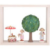 Apple Tree in Frame - without  Figurines - Summer - 13,5 cm / 5.3 inch