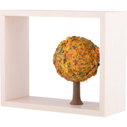 Apfelbaum im Rahmen - ohne Figuren - Herbst - 13,5 cm
