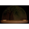 Glass Arch "Apple Tree in Summer" - without  Figurines - 28x17 cm / 11x6.7 inch