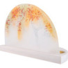 Glass Arch "Apple Tree in Autumn" - without  Figurines - 28x17 cm / 11x6.7 inch