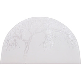 Glass Picture "Apple Tree in Winter" - 26x15 cm / 10.2x5.9 inch