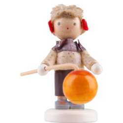 Flax Haired Children Little Boy with Lampion - Edition Flade & Friends - 4 cm / 1.6 inch