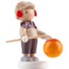 Flachshaarkinder Kleiner Junge mit Lampion - Edition Flade & Friends - 4 cm