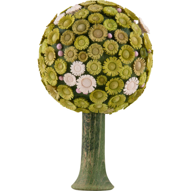 Blütenbaum grün/weiß - 8,5 cm