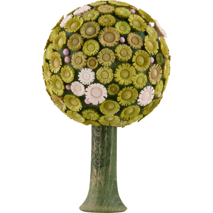 Blossom Tree Green/White - 8,5 cm / 3.3 inch