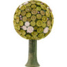 Blütenbaum grün/weiß - 8,5 cm
