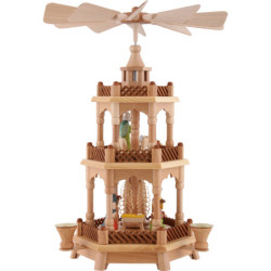 3-Tier Pyramid - Nativity - 42 cm / 16.5 inch