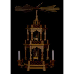 3-stöckige Pyramide Christi Geburt - 42 cm