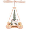 1-stöckige Pyramide Schneemänner - 25 cm