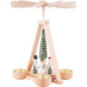 1-stöckige Pyramide Schneemänner - 25 cm