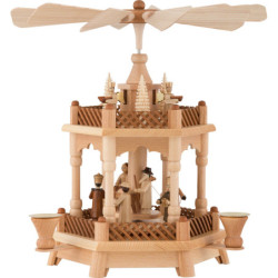 2-Tier Pyramid - Nativity - 32 cm / 13 inch