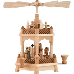 2-stöckige Pyramide Christi Geburt - 32 cm