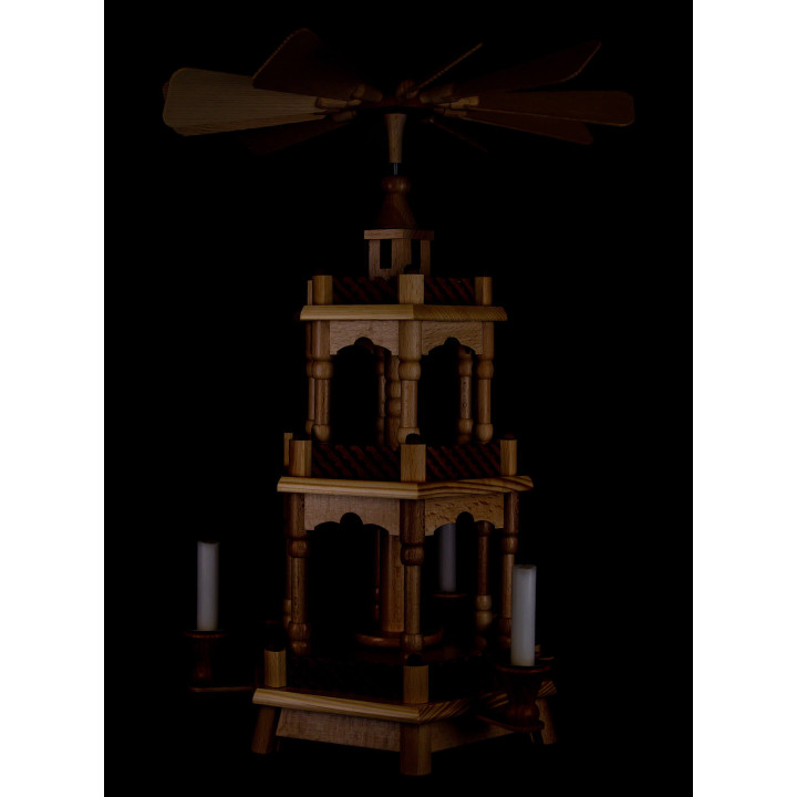 3-Tier Pyramid - without Figurines - 42 cm / 16.5 inch
