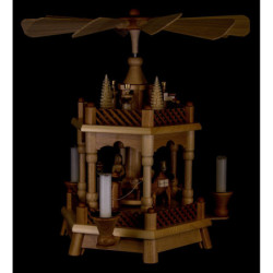 2-Tier Pyramid - Nativity - 32 cm / 13 inch