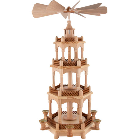 4-stöckige Pyramide unbestückt - 58 cm