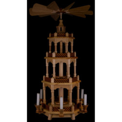 4-stöckige Pyramide unbestückt - 58 cm