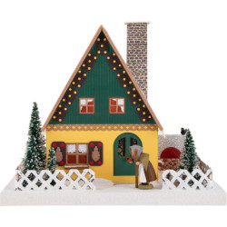Lighted House - Gingerbread House - 24,5 cm / 9.6 inch