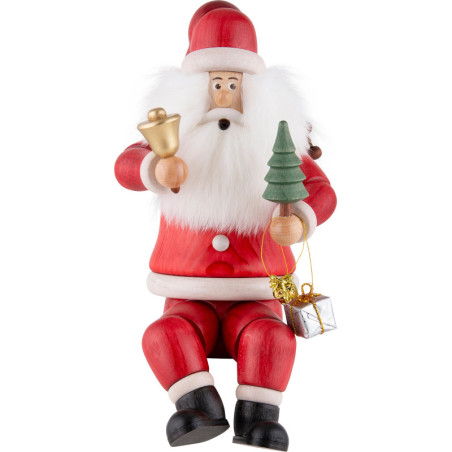 Räuchermännchen Weihnachtsmann Kantensitzer - 24 cm