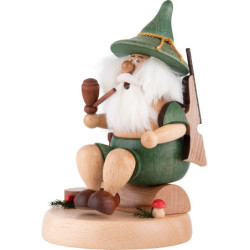 Räuchermännchen Wichtel Jäger - 16 cm