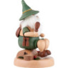 Räuchermännchen Wichtel Jäger - 16 cm