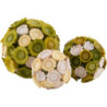 Flower Balls - Set of Three - 1,5 cm / 0.6 inch