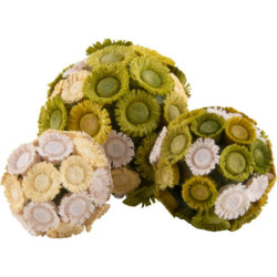 Flower Balls - Set of Three - 1,5 cm / 0.6 inch